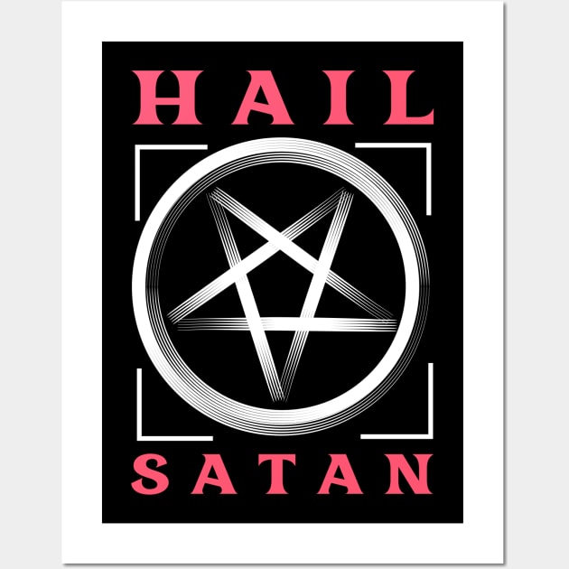 Hail Satan Design Wall Art by ArtPace